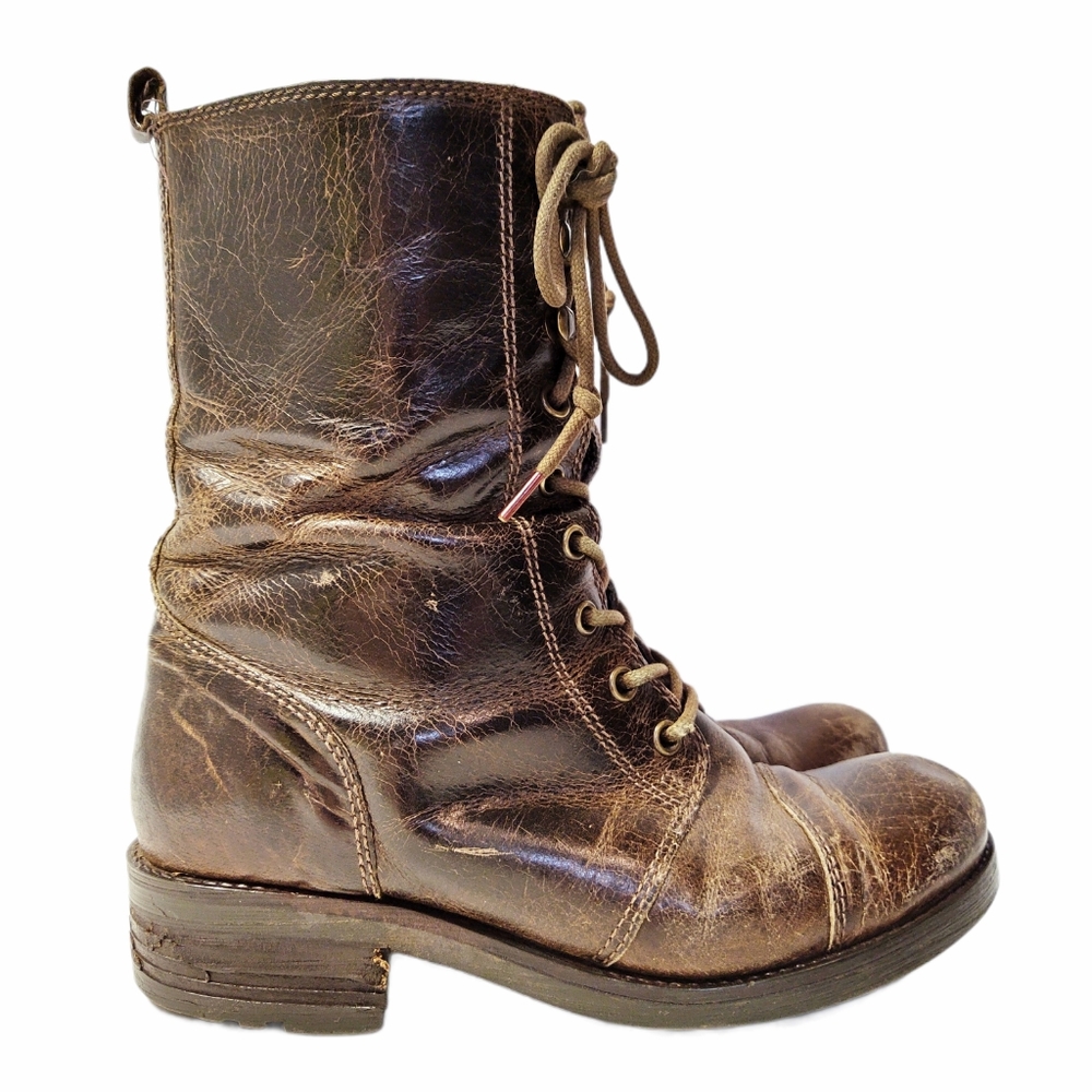 ⚡Vintage Steve Madden P- RAWKER Leather Boots⚡ - Picture 5 of 16